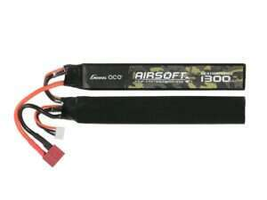 Gens Ace 25C 1300mAh 2S1P 7.4V Airsoft LiPo Battery T Plug