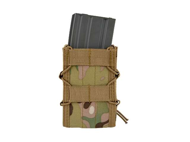 Belt-Mounted Versatile rifle magazine pouch - Multicamo