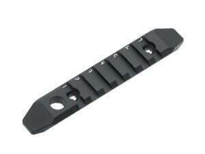 7-slot aluminium rail MLOCK/KEYMOD -black [WADSN]