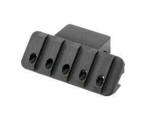 Offset 45 degree Light/Optic Mount - Picatinny - Black [WADSN]