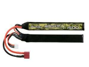 Gens Ace 25C 1500mAh 2S1P 7.4V Airsoft LiPo Battery T-Plug