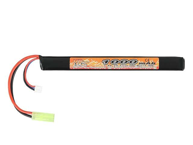Battery Li-Po 1000mAh 7,4V 20/40C [VB]