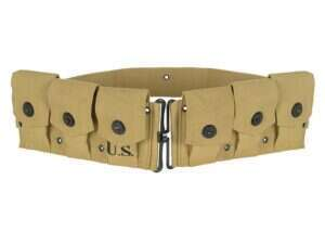 US WW2 M1 Garand Rifle 6-pouches Cartridge Belt [8FIELDS]
