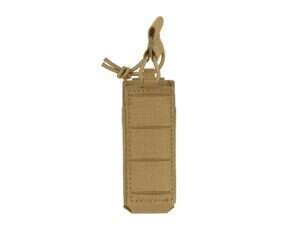 Single Elastic Laser-Cut Pistol Magazine Pouch - Coyote [8Fields]