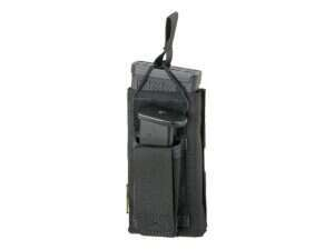 5.56/9mm Open Top Single Magazine Combo Pouch - Black [EM]