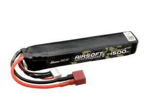 Gens Ace 25C 1500mAh 3S1P 11.1V Airsoft LiPo Battery T-Plug