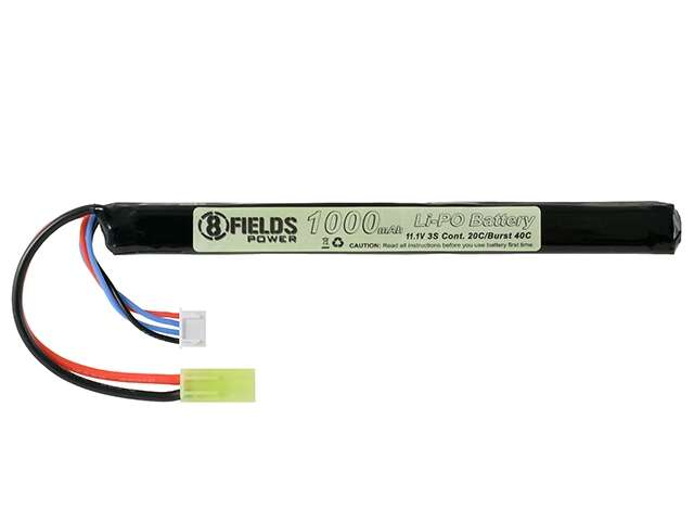 Battery Li-Po 1000mAh 11,1V 20/40C [8FIELDS]