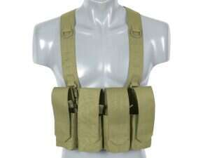 Chest Rig Laser-Cut with AR/AK Pouches - Olive [8Fields]