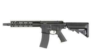 WE13 9,5" M4/AR-15 Airsoft Rifle, 30 RPS, ETU - Black [WELL PRO]