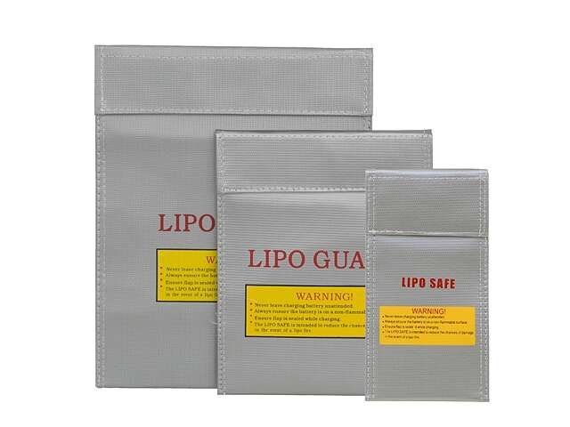 (18x23 cm) LiPo Guard - Safety Battery Charging/Storing Medium Bag