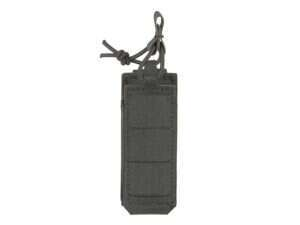 Single Elastic Laser-Cut Pistol Magazine Pouch - Black [8Fields]