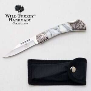 Wild Turkey Handmade - Manual Folding Knife - WT-1239MBW