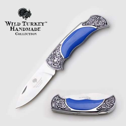 Wild Turkey Handmade - Manual Folding Knife - WT-1113BL