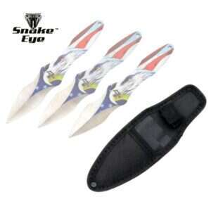 Snake Eye Tactical - Throwing Knives - Set of 3 - SE-070RD