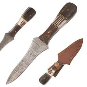 Old Ram - Handmade Damascus Blade Hunting Knife - DM-OR-549