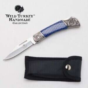 Wild Turkey Handmade - Manual Folding Knife - WT-1239MBL
