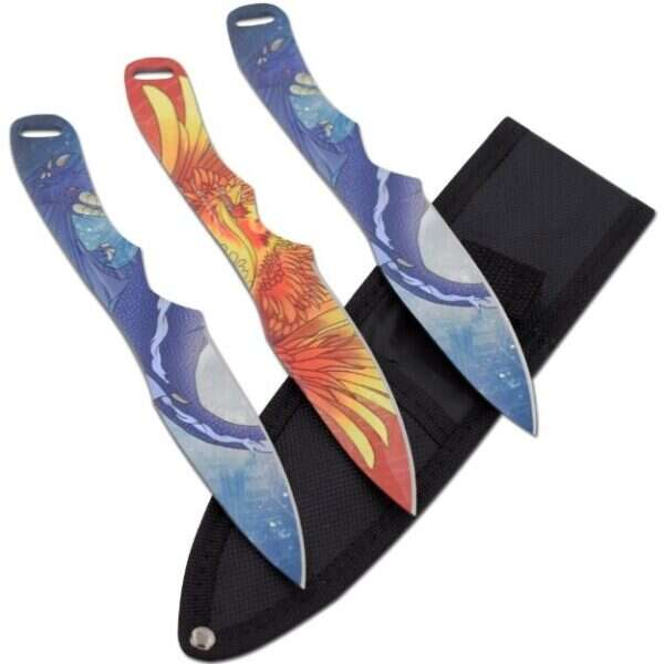 Snake Eye - Tactical Throwing Knives - Set of 3 - ST-0319-1