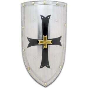 Medieval Warrior Functional Medieval Knight Crusader Cross Shield