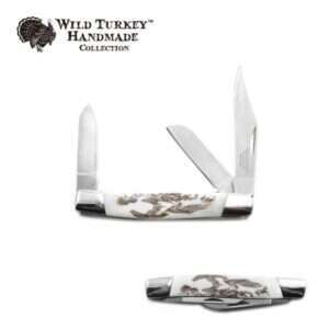 Wild Turkey Handmade Gentlemen's Knife 4" Closed - WT-323E