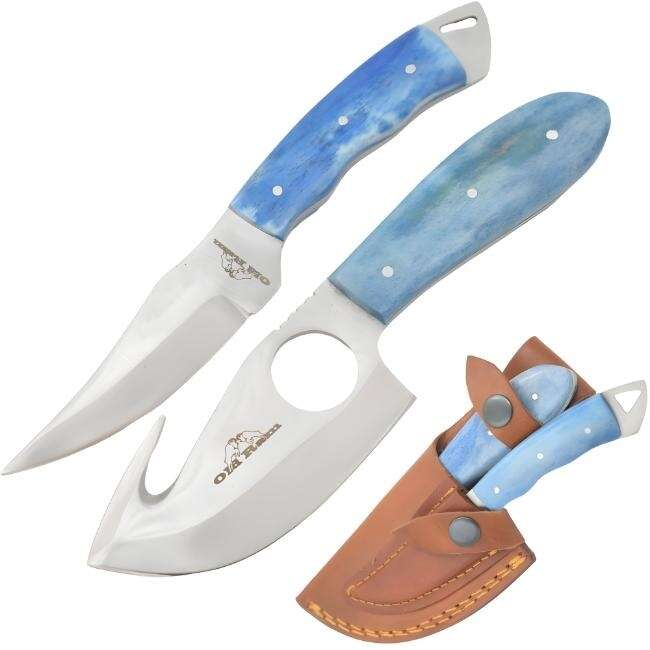 Old Ram - Handmade Two Piece Hunting Knife Set - OR-293