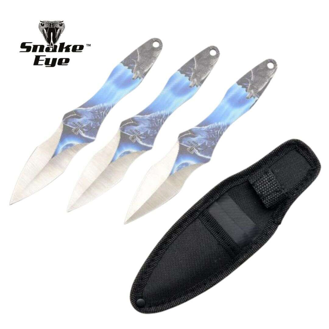 Snake Eye Tactical - Throwing Knives - Set of 3 - SE-070BL