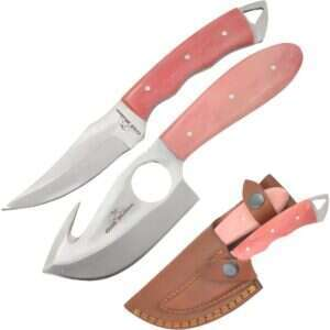 Old Ram - Handmade Two Piece Hunting Knife Set - OR-294