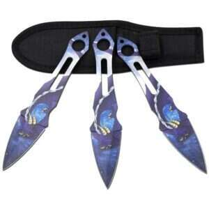 Snake Eye - Tactical Throwing Knives - Set of 3 - ST-0319-8DR