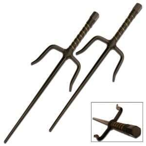 BladesUSA - Octagon Metal Sai - Set of 2 - 2310B