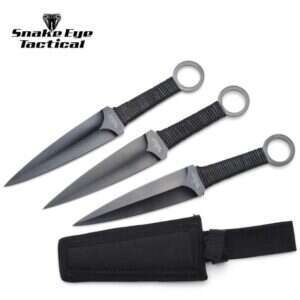 Snake Eye - Throwing Knives - Set of 3 - SE-024-3BK