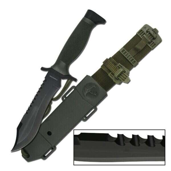 SURVIVOR HK-6001 SURVIVAL KNIFE 12" OVERALL