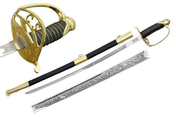 Medieval Warrior - CSA Cavalry Officer Sword - ICS-128