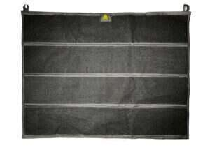 Patch panel for patches with Velcro 70x90cm - black