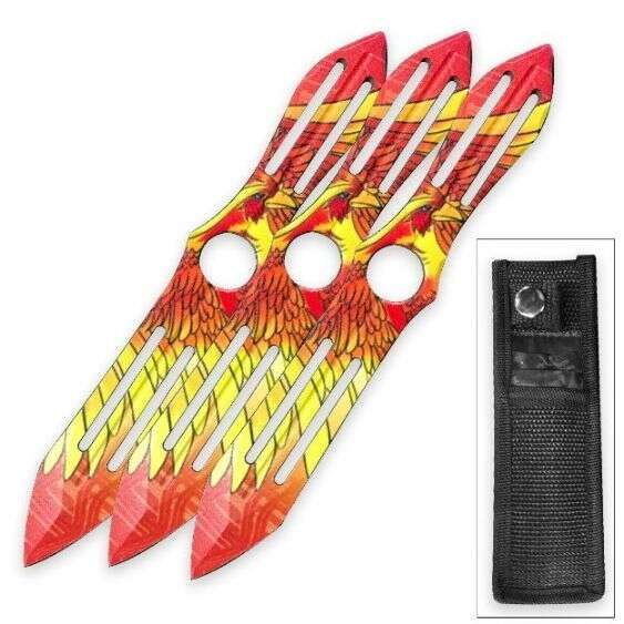 Snake Eye - Tactical Throwing Knives - Set of 3 - ST-0319-10PX
