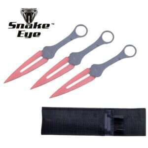 Snake Eye Tactical - Throwing Knives - Set of 3 - SE-105RD-9-3