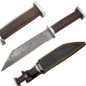 Old Ram - Handmade Damascus Blade Hunting Knife - DM-OR-553