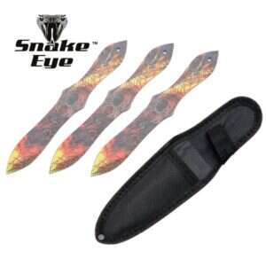 Snake Eye Tactical - Throwing Knives - Set of 3 - SE-074RD