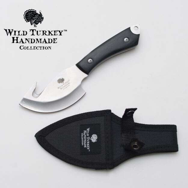 Wild Turkey Hand Made - Outdoor Tactical Heavy Duty Fix Blade Knife - HK-042BK