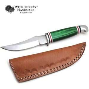 Wild Turkey Handmade- Fixed Blade Skinner Knife - KT-1028GNW