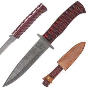 Old Ram - Handmade Damascus Blade Hunting Knife - DM-OR-545