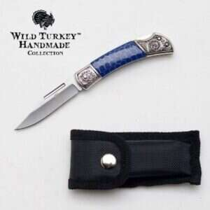 Wild Turkey Handmade - Manual Folding Knife - WT-1239SBL