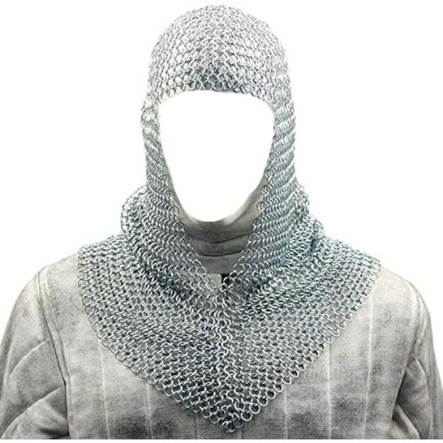 Battle Ready Chain Mail Coif