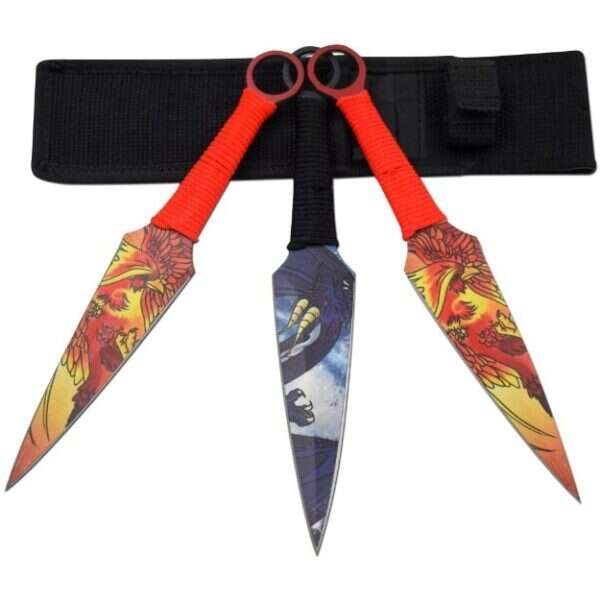 Snake Eye - Tactical Throwing Knives - Set of 3 - ST-0319-3