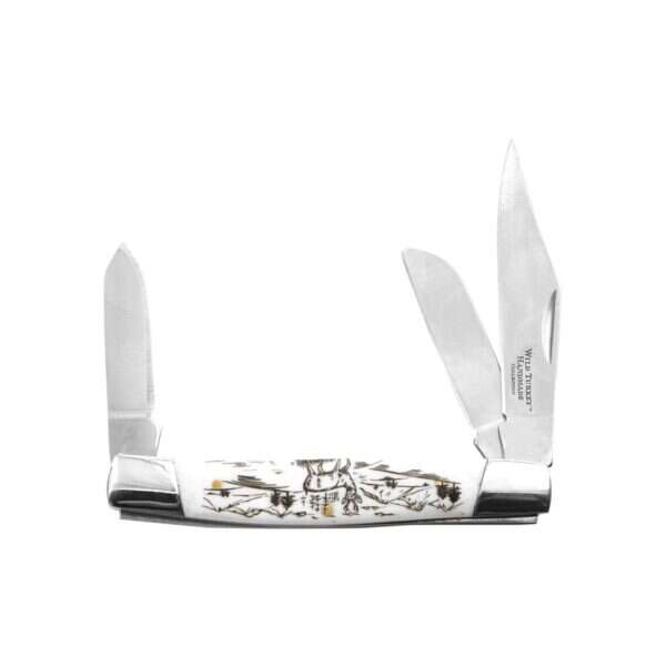  Wild Turkey Handmade Gentlemen's Knife 4" Closed