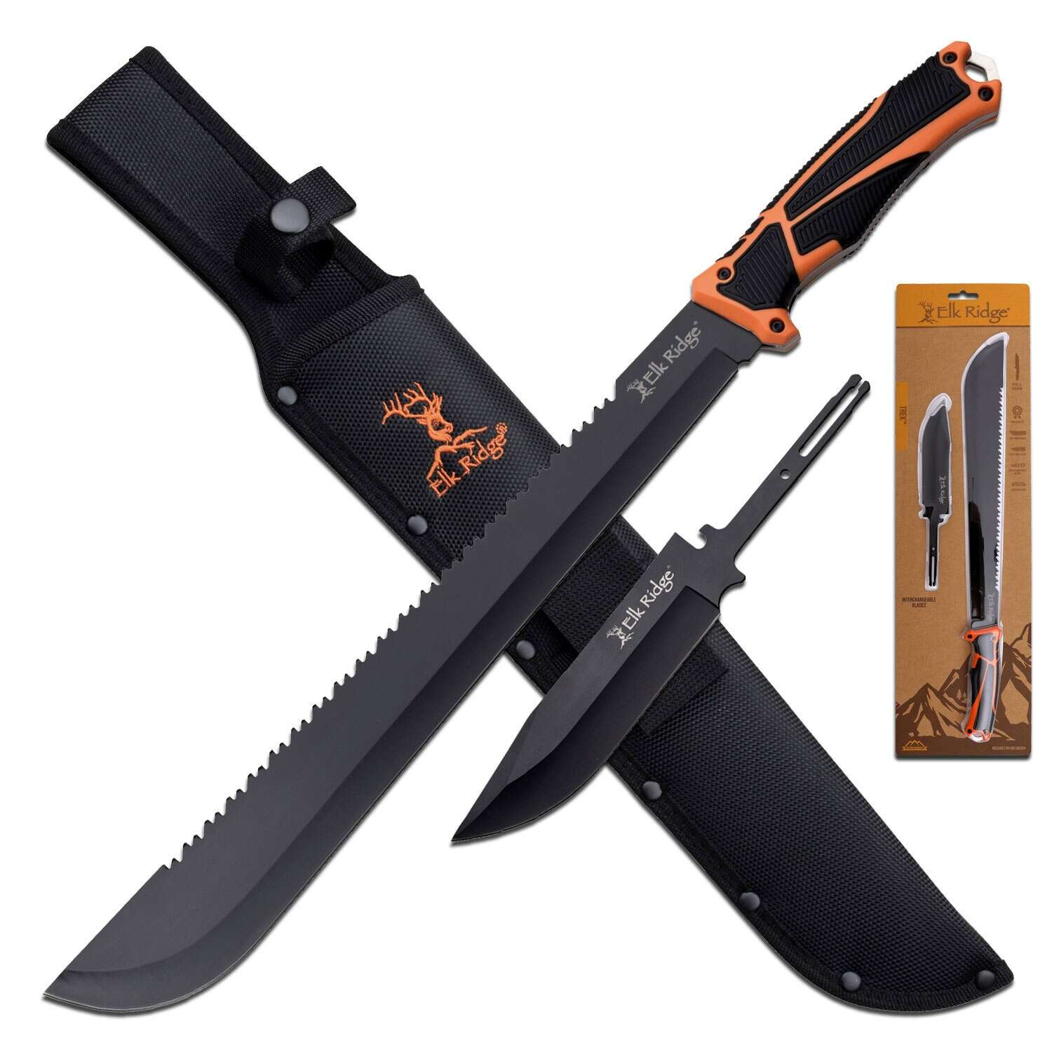 Elk Ridge - TREK - jungle knife (Clamshell) - ER-TKXG001CS