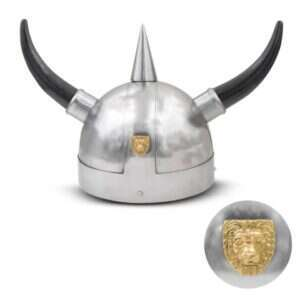 Medieval Warrior - Viking Helmet with Horns Medieval Steel Helmet - TC-2243PL20