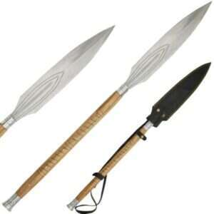 Medieval Warrior Handmade - Viking Spear With Sheath - OR-710
