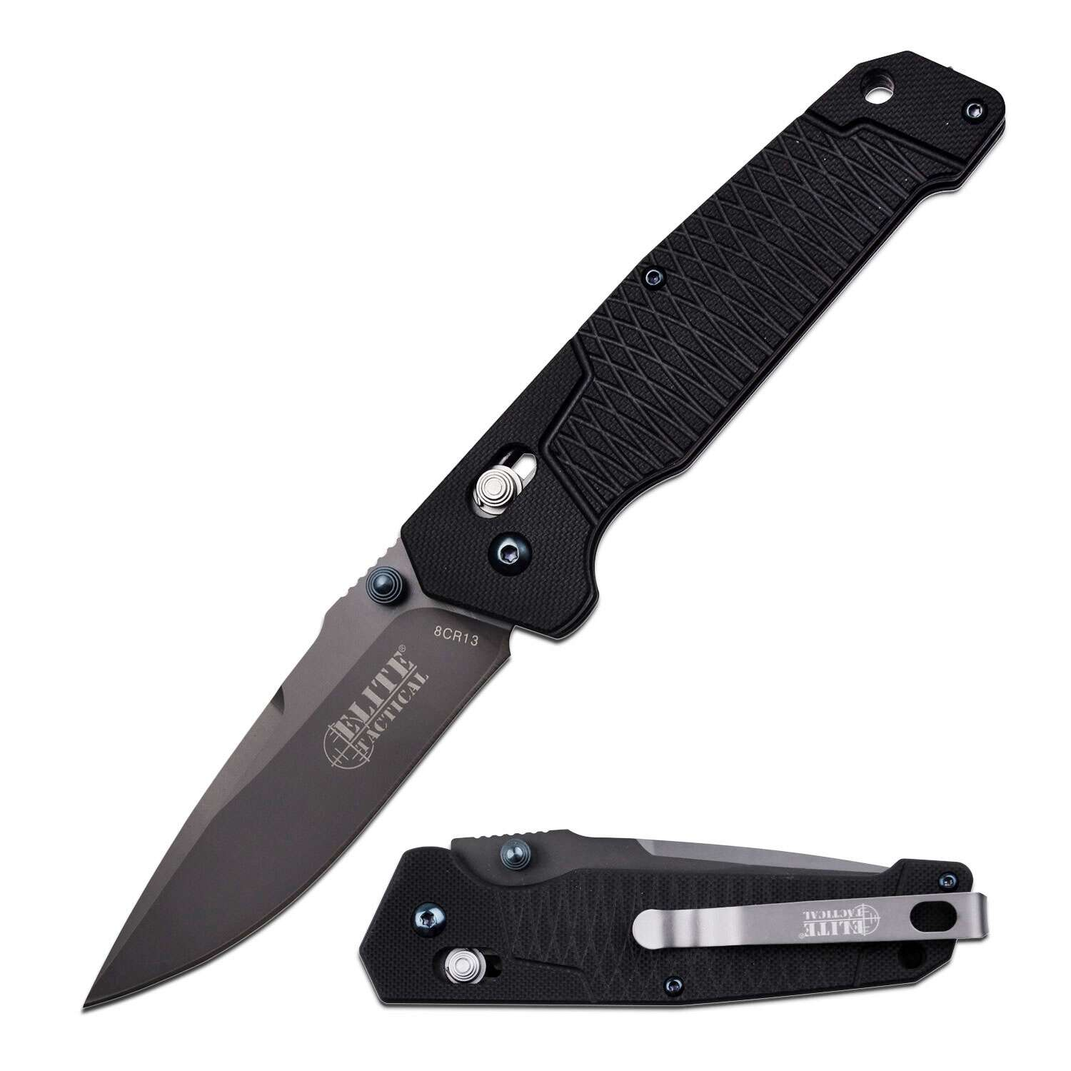 ELITE TACTICAL ET-1016DB-SO MANUAL FOLDING KNIFE