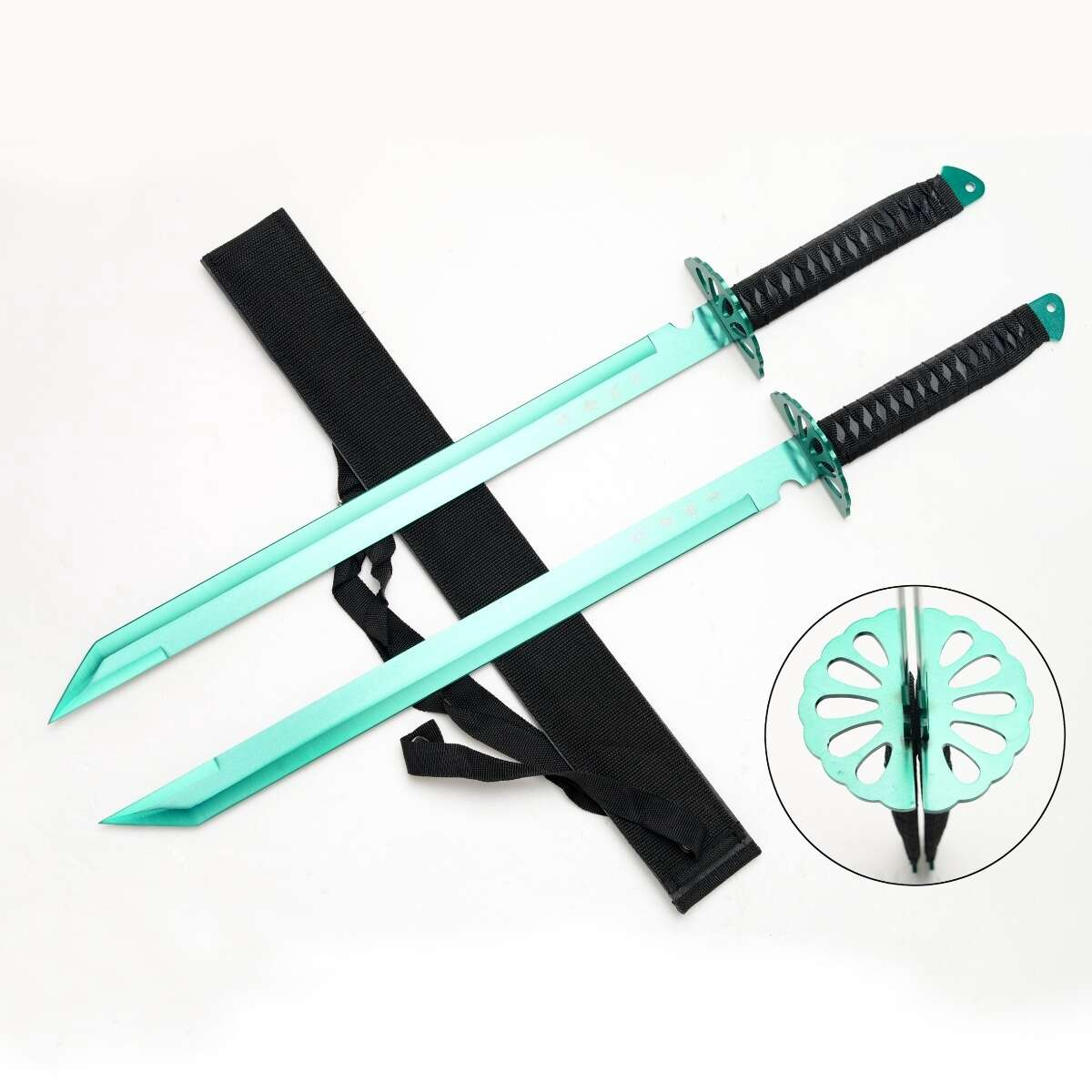 BladesUSA - Twin Ninja Swords - Set of 2 - HK-6183GN