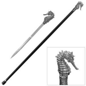 Snake Eye Tactical - Sea Horse Head Walking Cane - SE-5368
