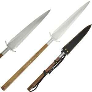 Medieval Warrior Handmade - Viking Spear With Sheath - OR-709